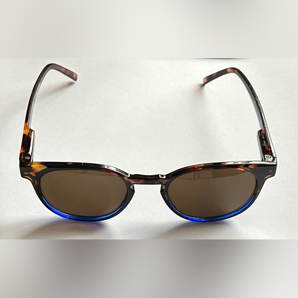 CARTEL Tortoise & Blue Fade Cat Eye Sunglasses